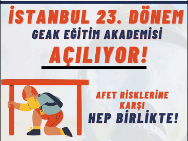 23.İSTANBUL EĞİTİM AKADEMİSİ BAŞLIYOR..